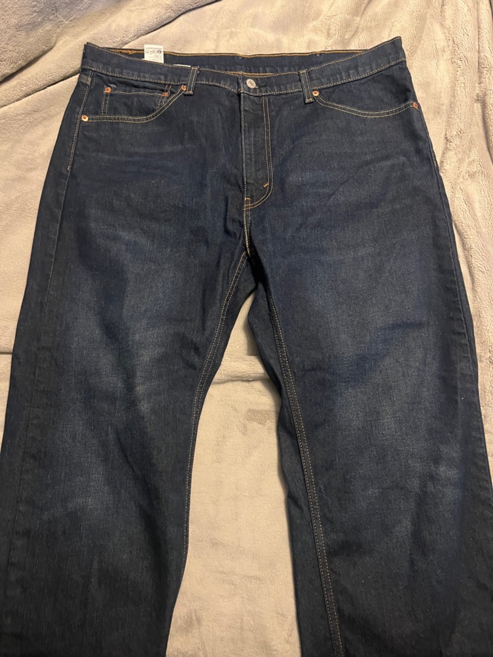 Levi's Dark Blue Straight Leg Jeans